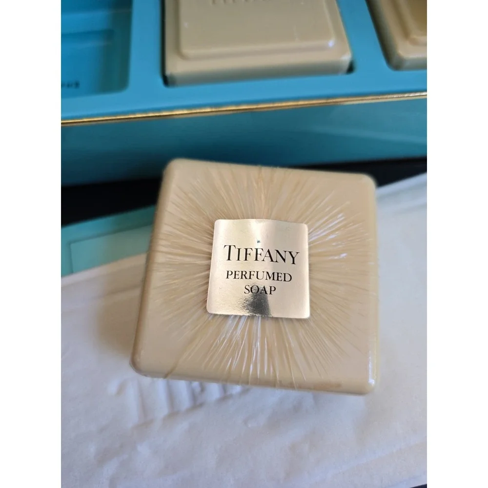 3 NEW!  Tiffany & Co Perfumed Soap Bars In gift Box 10.56 Oz Total 3.52 Oz Each